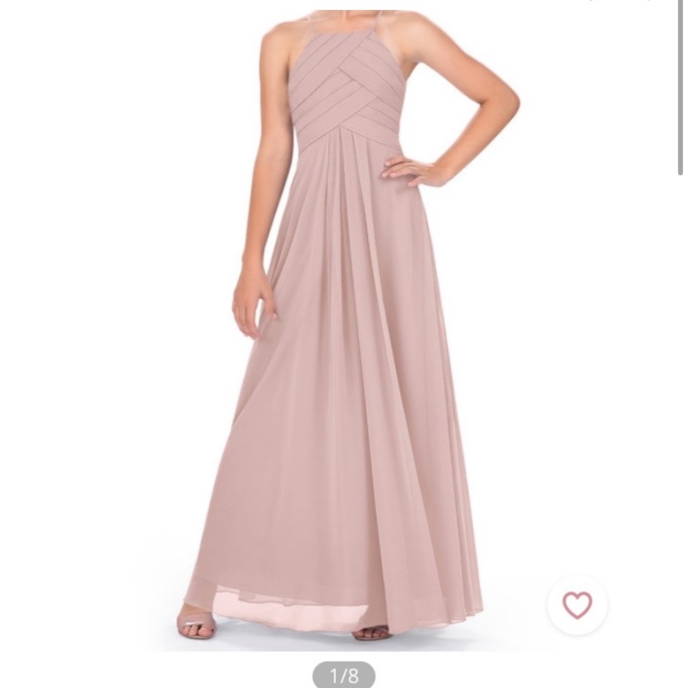 junior bridesmaid dress light pink size j14